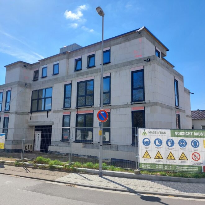 BVH Nauheim, Rohbau für ein Mehrfamilienhaus mit 10 Parteien 2022